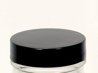 Screw Caps, Black Molded, 110 mm, Pack of 12