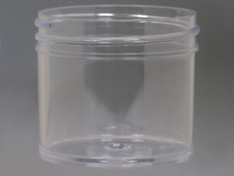 Specimen Jar, Plastic, Screw-Cap (Not Included), Low Form, 16 oz, Pack of 12, Cap Diameter, 89 mm