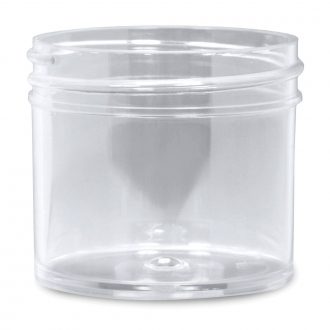 Specimen Jar, Plastic, Screw-Cap (Not Included), Low Form, 8 oz, Pack of 12, Cap Diameter, 70 mm