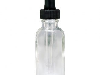 Dropper Vials, Glass, Screw-Cap, 1 oz, Pack of 12