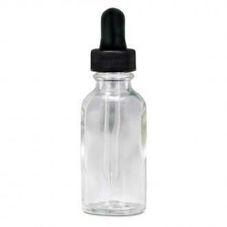 Dropper Vials, Glass, Screw-Cap, 1 oz, Pack of 12