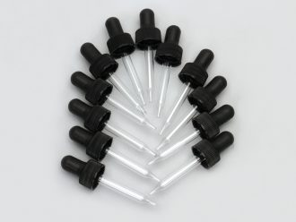 Replacement Dropper for 1/2-oz Amber Dropping Bottle, Pack of 12