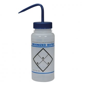 Wash Bottle, Widemouthed, for Deionized Water, 500 mL