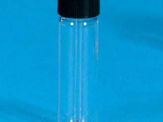 Applicator Vials, 1/2 oz, Screw-Cap, Glass, Pack of 12