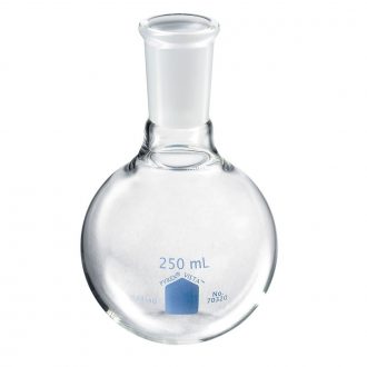 Pyrex® Vista™ Round Bottom Boiling Flask, 250 mL, Pack of 2