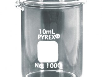 Pyrex® Glass Griffin Beaker, Low Form, Measuring, 10 mL