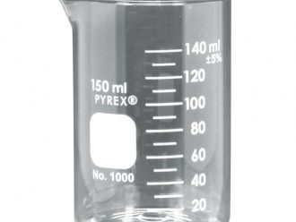 Pyrex® Glass Griffin Beaker, Low Form, Measuring, 150 mL