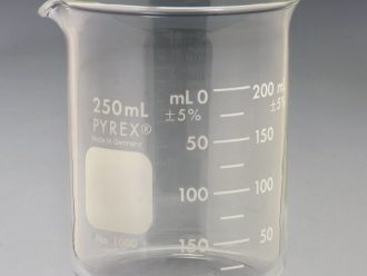 Pyrex® Glass Griffin Beaker, Low Form, Measuring, 250 mL