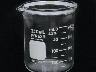 Pyrex® Glass Griffin Beaker, Low Form, Heavy Duty, 250 mL