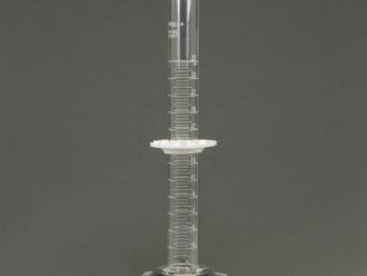 Pyrex® Glass Graduated Cylinder, Single Metric Scale, 25 mL