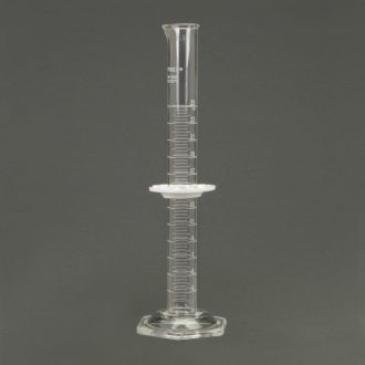 Pyrex® Glass Graduated Cylinder, Single Metric Scale, 25 mL