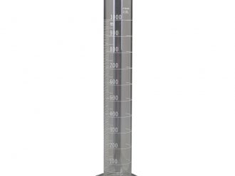 Pyrex® Glass Graduated Cylinder, Single Metric Scale, 1,000 mL