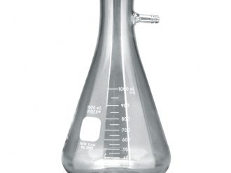 Pyrex® Glass Filtering Flask, Heavy-Walled, with Side Tubulation, 1,000 mL