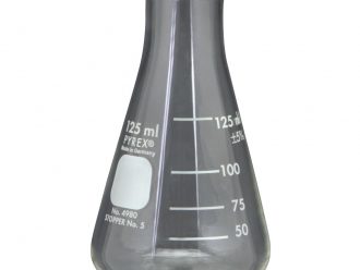 Pyrex® Glass Erlenmeyer Flask, Measuring, 125 mL