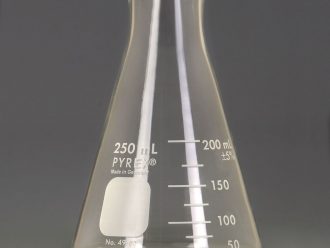 Pyrex® Glass Erlenmeyer Flask, Measuring, 250 mL