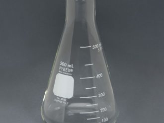 Pyrex® Glass Erlenmeyer Flask, Measuring, 500 mL