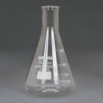 Carolina Standard Grade Erlenmeyer Flasks, 500 mL, Pack of 6