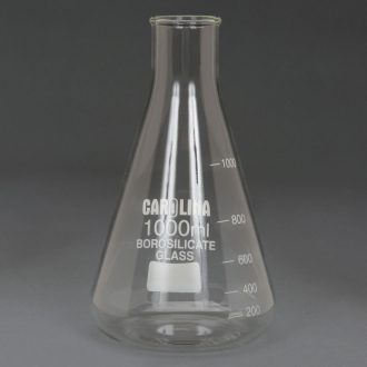 Carolina Standard Grade Erlenmeyer Flasks, 1000 mL, Pack of 2