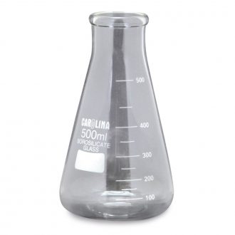 Carolina Standard-Grade Widemouthed Erlenmeyer Flask, 500 mL, Pack of 6