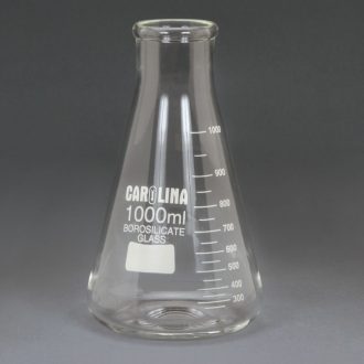 Carolina Standard-Grade Widemouthed Erlenmeyer Flask, 1,000 mL, Pack of 6