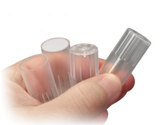 Culture Tube Closures, Polypropylene, Disposable, 16 mm, Pack of 100