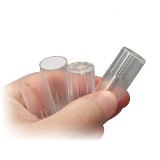 Culture Tube Closures, Polypropylene, Disposable, 16 mm, Pack of 100