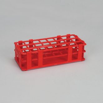 Economy Plastic Test Tube Rack, 25 mm, for 24 tubes