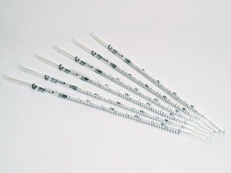 Pyrex® Disposable Glass Serological, NonSterile, NonPlugged Pipet, 1 mL, Pack of 50