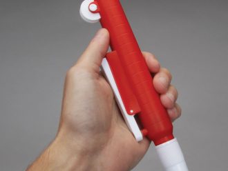 Fast-Release Pipet Pump II, 25 mL (red)