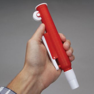 Fast-Release Pipet Pump II, 25 mL (red)