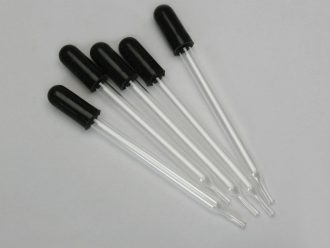 Medicine Droppers, Glass, Straight Tip, 4 1/2 in, Pack of 12