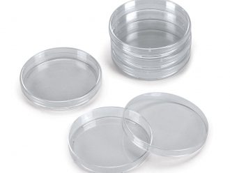 Petri Dishes, Polystyrene, Disposable, Sterile, 100 x 15 mm, Case of 500