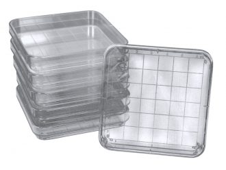 Polystyrene Square Integrid Petri Dish, Pack of 10