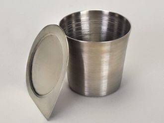 Steel Crucible, 50 mL, with Lid