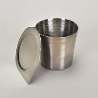 Steel Crucible, 50 mL, with Lid