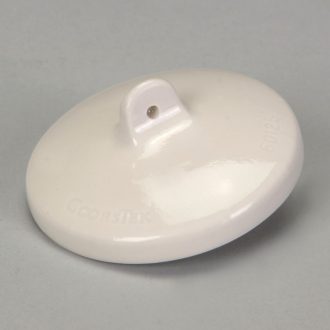 Crucible Cover, Porcelain, 54 mm