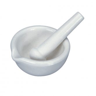Mortar and Pestle, Porcelain, 60 mL
