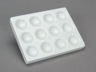 Economy White Porcelain Spot Plate