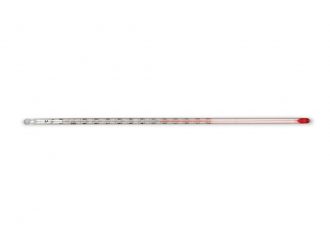 Red Spirit-Filled Partial Immersion 12'' Thermometer (-20 to 110 C)