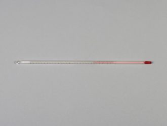 Red Spirit-Filled Partial Immersion 12'' Thermometer (-20 to 150 C; 0 to 300 F)