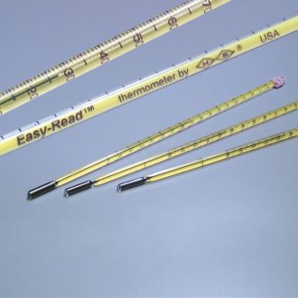 Easy-Read™ Enviro-Safe® Partial Immersion Thermometer (-20 to 110° C), 12'' long