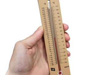 Immersion Thermometer, Plastic Back