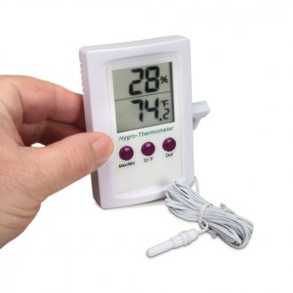 Panel-Mounted Hygrometer/Thermometer