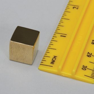 Density Cube, Brass, 1/2''