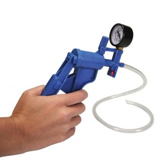 Hand-Operated Vacuum Pump with Gauge