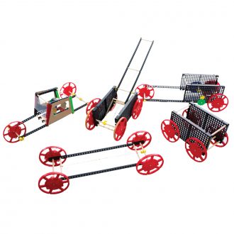 TeacherGeek® Rubber Band Racer Kit, Pack of 10