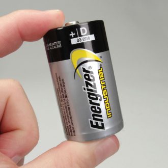 Energizer® Industrial Alkaline Battery, Size D