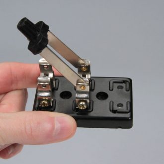 Knife Switch, Double Pole, Single Throw