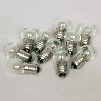 Miniature Lamps, 6.3 V, 0.5 A, Pack of 10