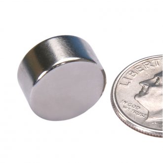 Neodymium Magnet, Round 1/2 x 1/4''